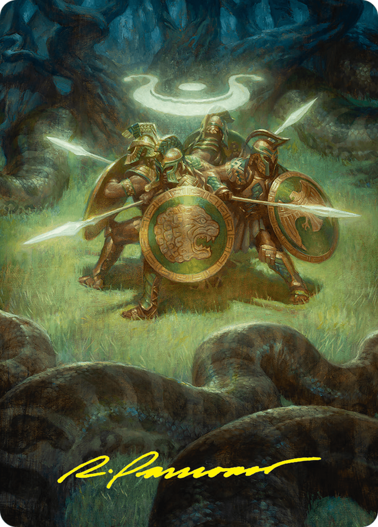Anthem of Champions Art Card (47/54) (Gold-Stamped Signature) [Foundations Art Series] | Good Games North