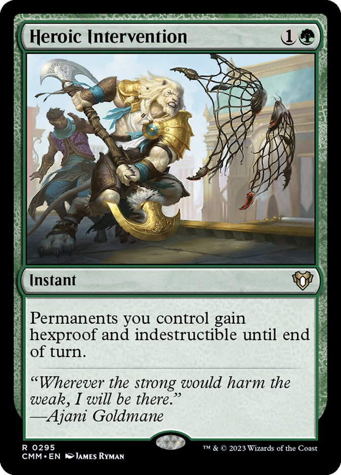 Heroic Intervention (Commander Masters)  | Good Games North