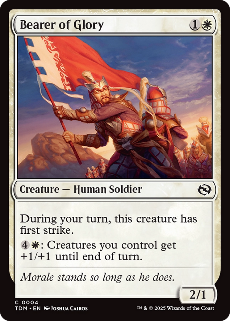 Bearer of Glory [Tarkir: Dragonstorm] | Good Games North