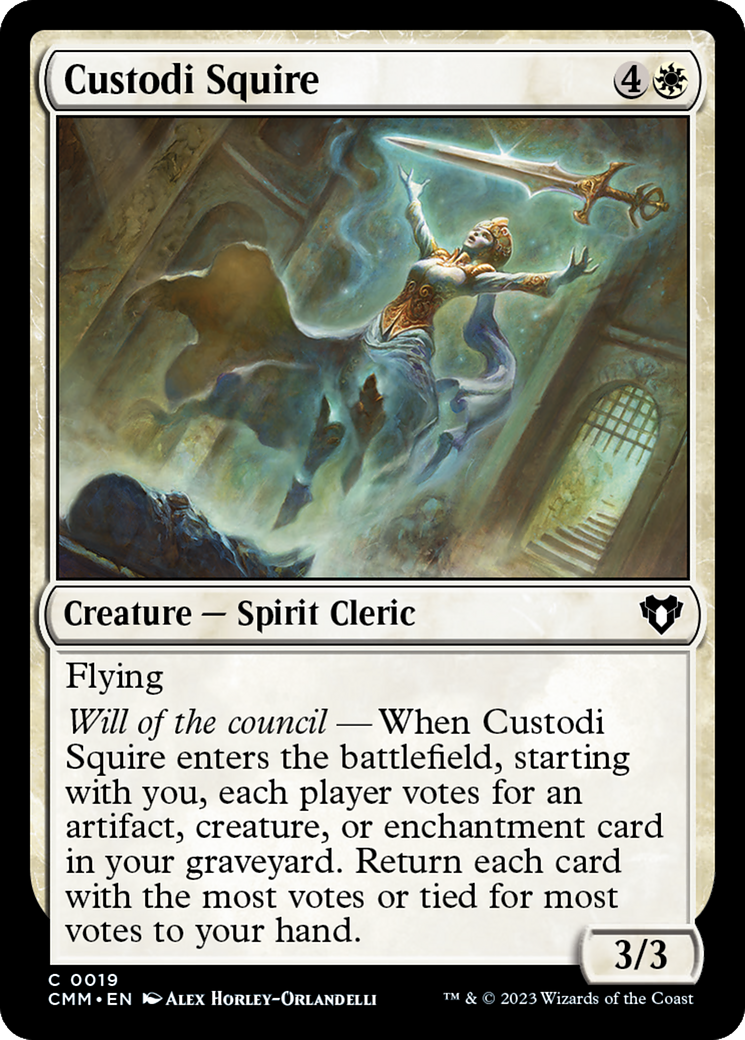 Custodi Squire [Commander Masters] | Good Games North