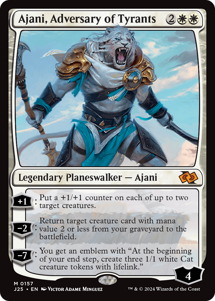 Ajani, Adversary of Tyrants [Foundations Jumpstart] | Good Games North