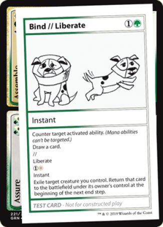 Bind // Liberate (2021 Edition) [Mystery Booster Playtest Cards] | Good Games North