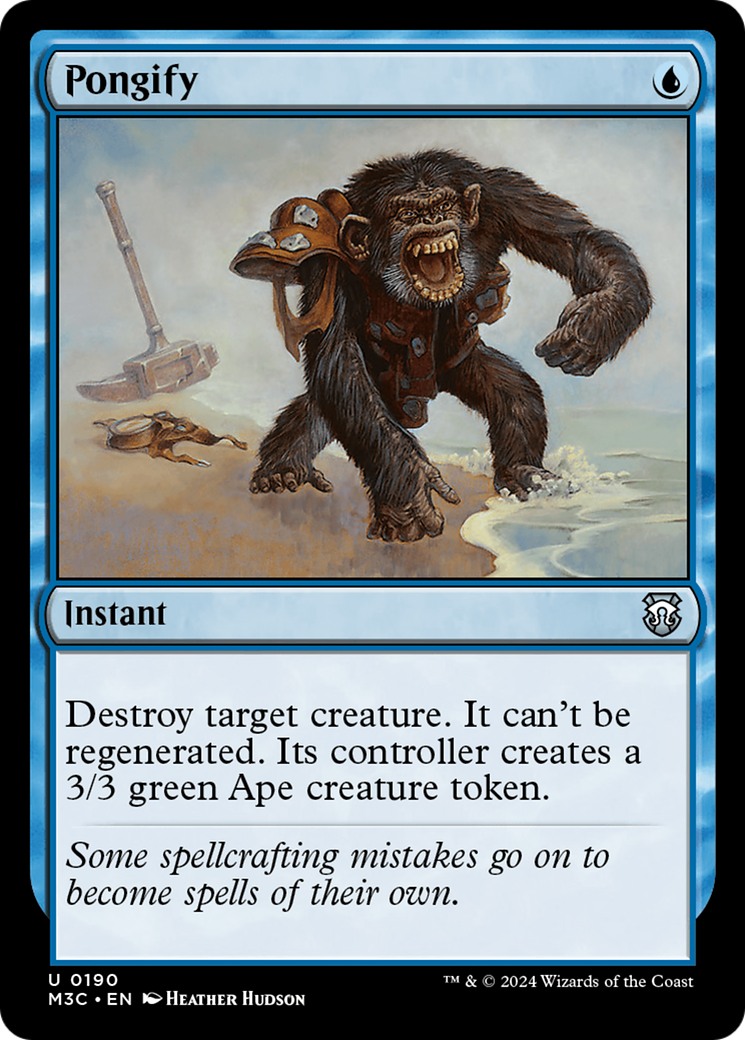 Pongify (Ripple Foil) [Modern Horizons 3 Commander] | Good Games North