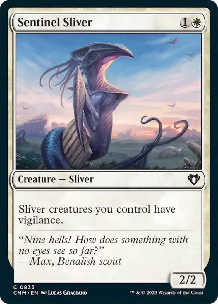 Sentinel Sliver [Commander Masters] | Good Games North