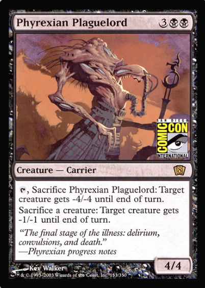 Phyrexian Plaguelord (San Diego Comic Con Oversized) [Oversize Cards] | Good Games North