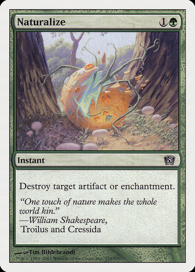 Naturalize (8th Edition) [Oversize Cards] | Good Games North