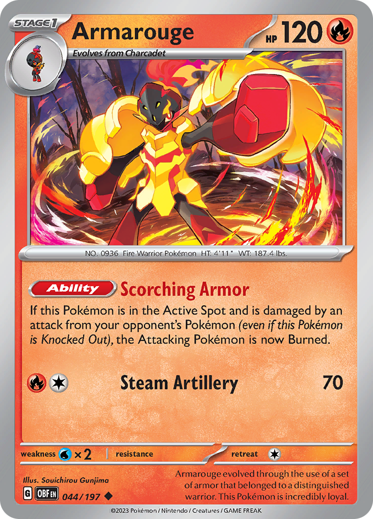 Armarouge (044/197) [Scarlet & Violet: Obsidian Flames] | Good Games North