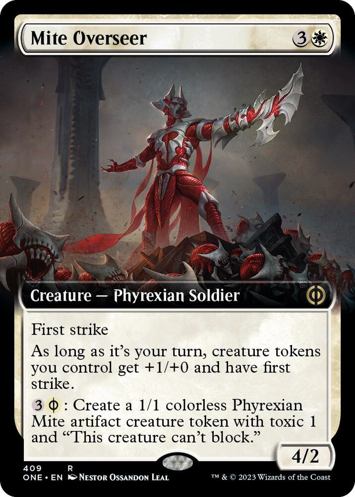 Mite Overseer Extended Art (Phyrexia: All Will Be One)  | Good Games North