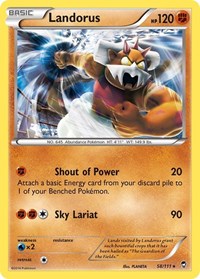 Landorus (58/111) (Theme Deck Exclusive) [XY: Furious Fists] | Good Games North
