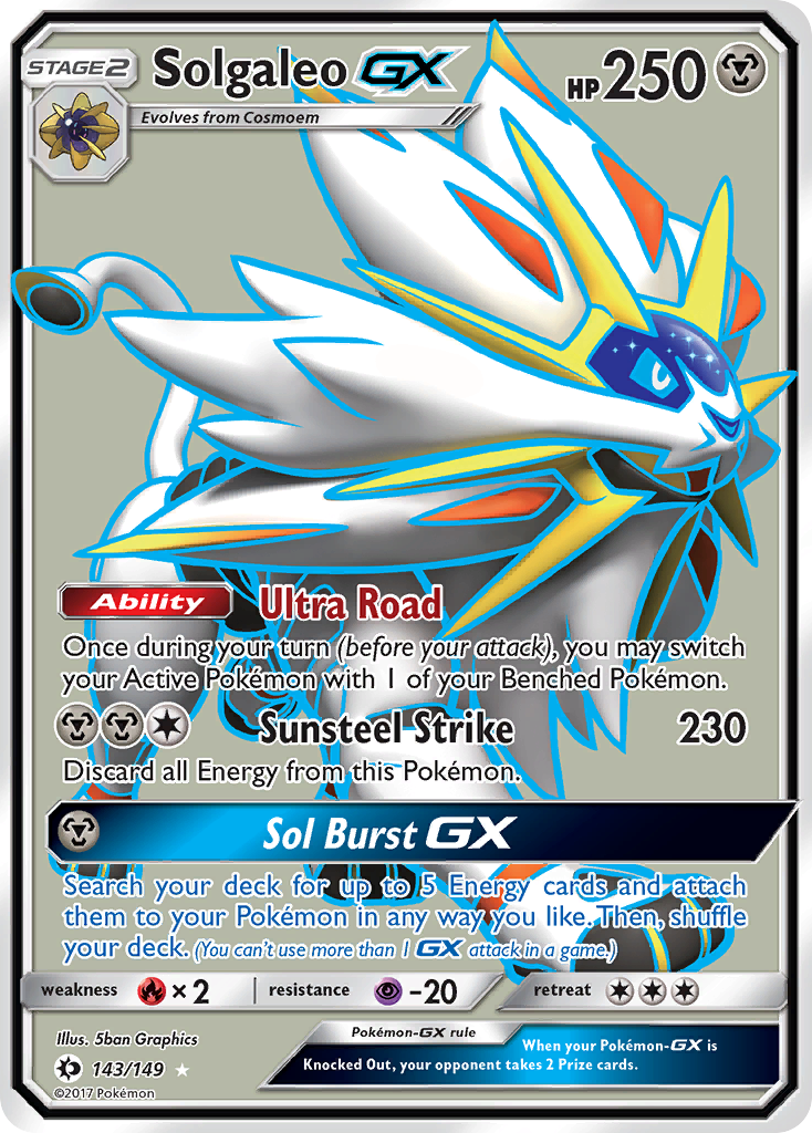 Solgaleo GX (143/149) [Sun & Moon: Base Set] | Good Games North