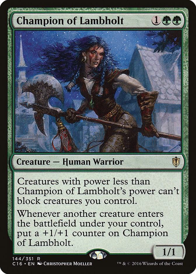 Champion of Lambholt 144/351 (Commander 2016)  | Good Games North