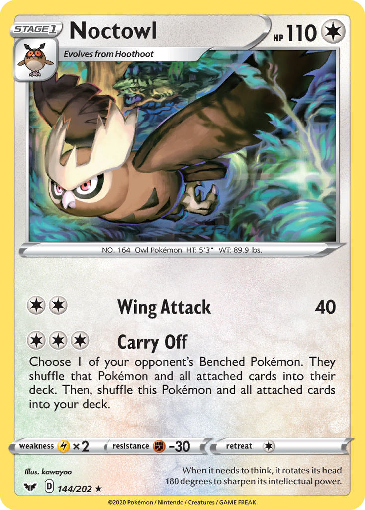 Noctowl (144/202) [Sword & Shield: Base Set] | Good Games North