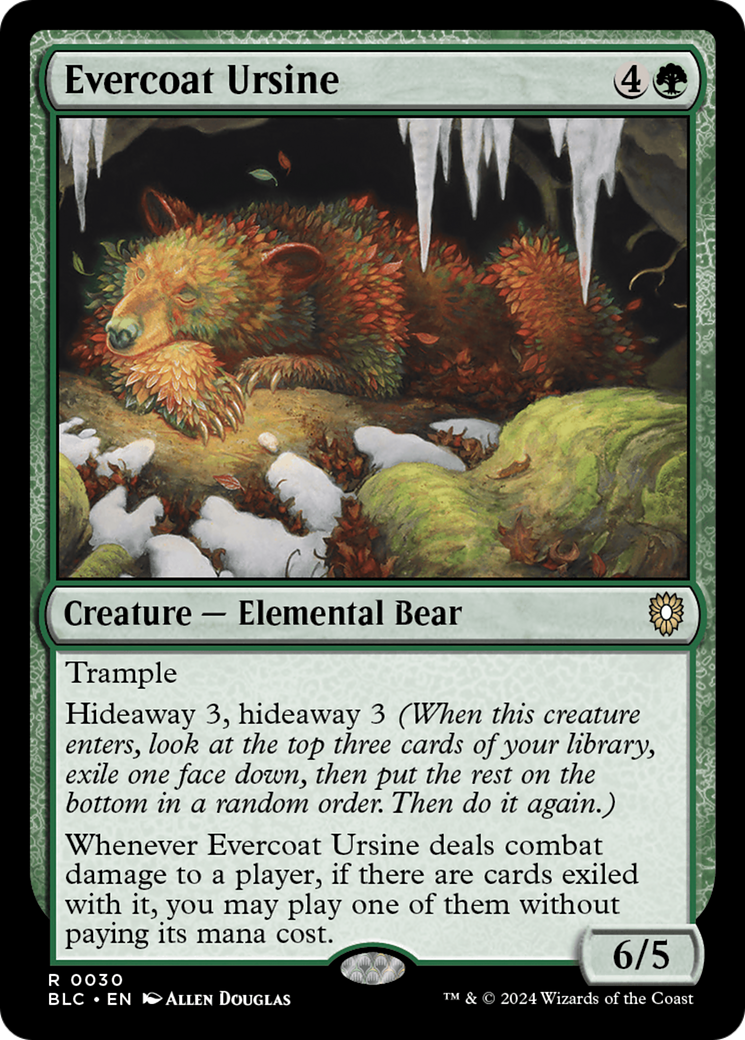 Evercoat Ursine [Bloomburrow Commander] | Good Games North