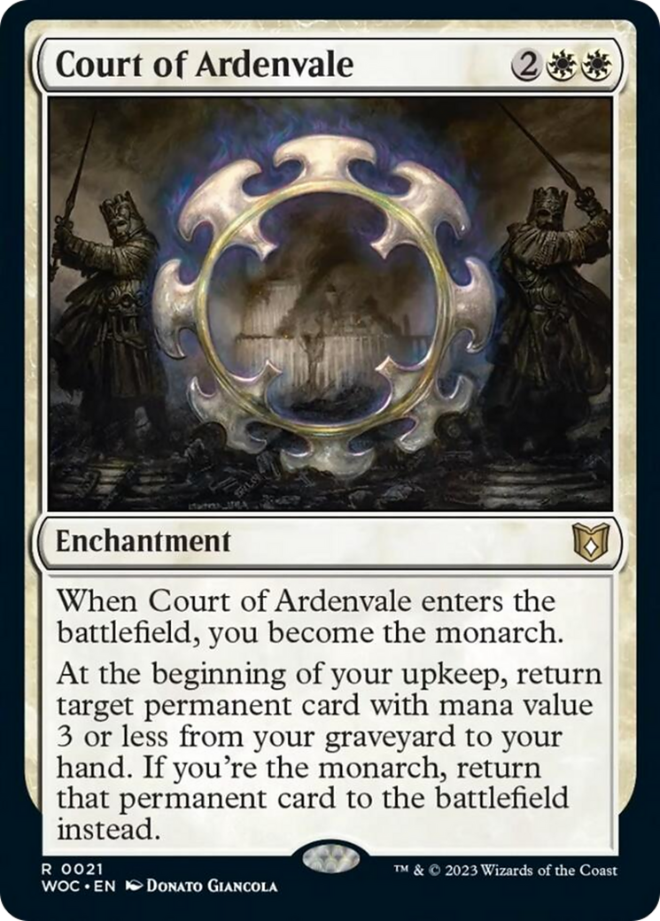 Court of Ardenvale [Wilds of Eldraine Commander] | Good Games North