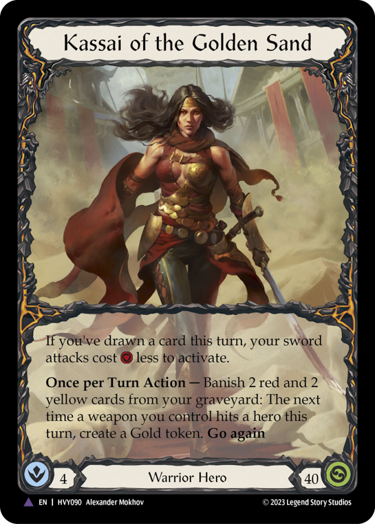 Kassai of the Golden Sand (Marvel) [HVY090] (Heavy Hitters)  Cold Foil | Good Games North