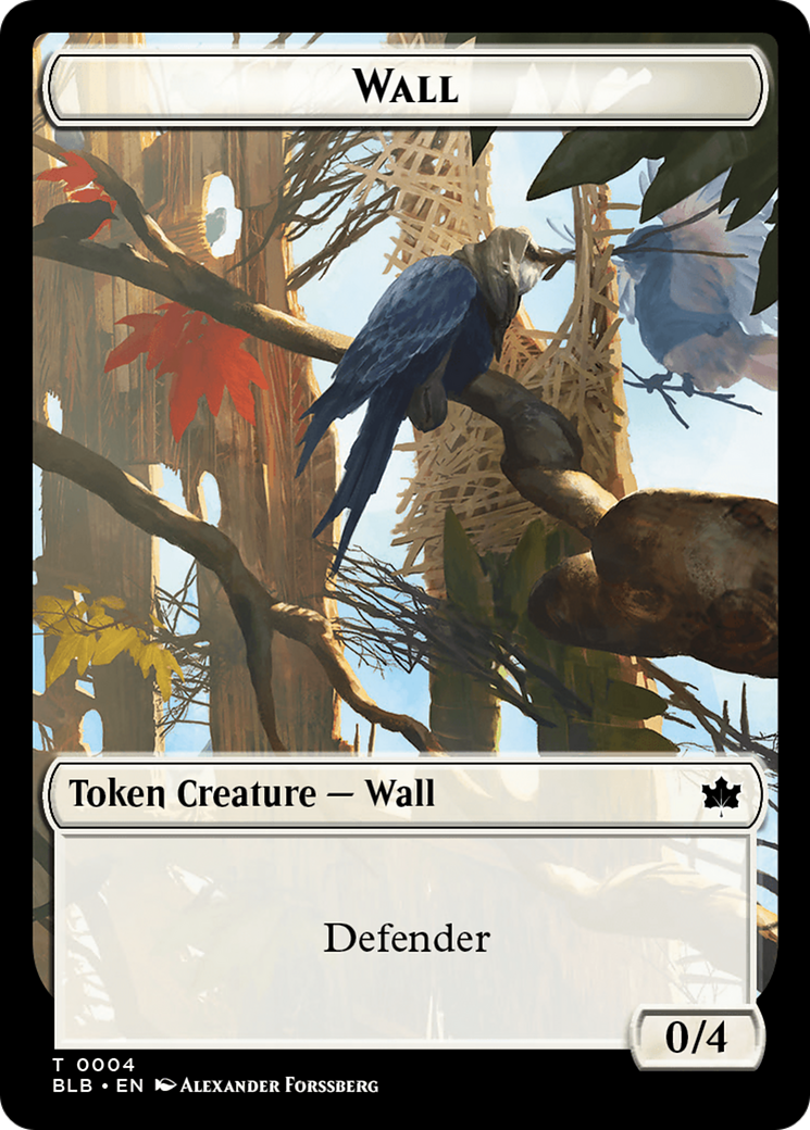 Wall Token [Bloomburrow Tokens] | Good Games North
