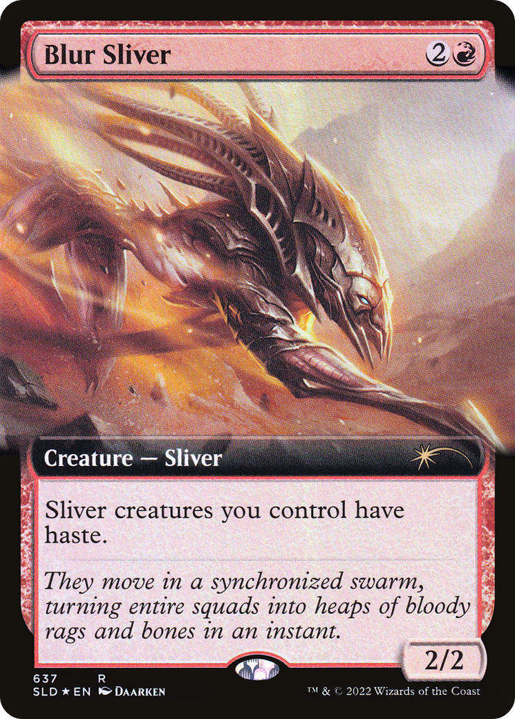 Blur Sliver (Extended Art) [Secret Lair Drop Promos] | Good Games North
