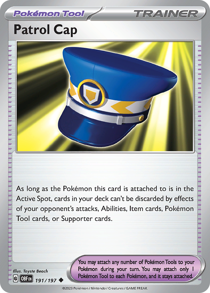 Patrol Cap (191/197) [Scarlet & Violet: Obsidian Flames] | Good Games North