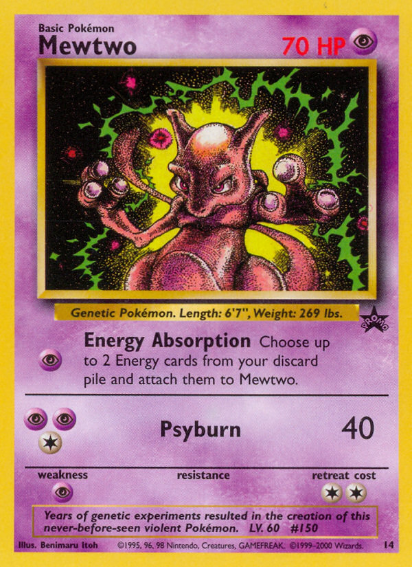 Mewtwo (14) [Wizards of the Coast: Black Star Promos] | Good Games North