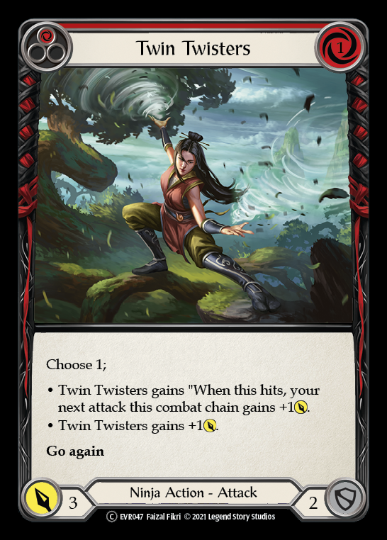 Twin Twisters (Red) [EVR047] (Everfest)  1st Edition Normal | Good Games North