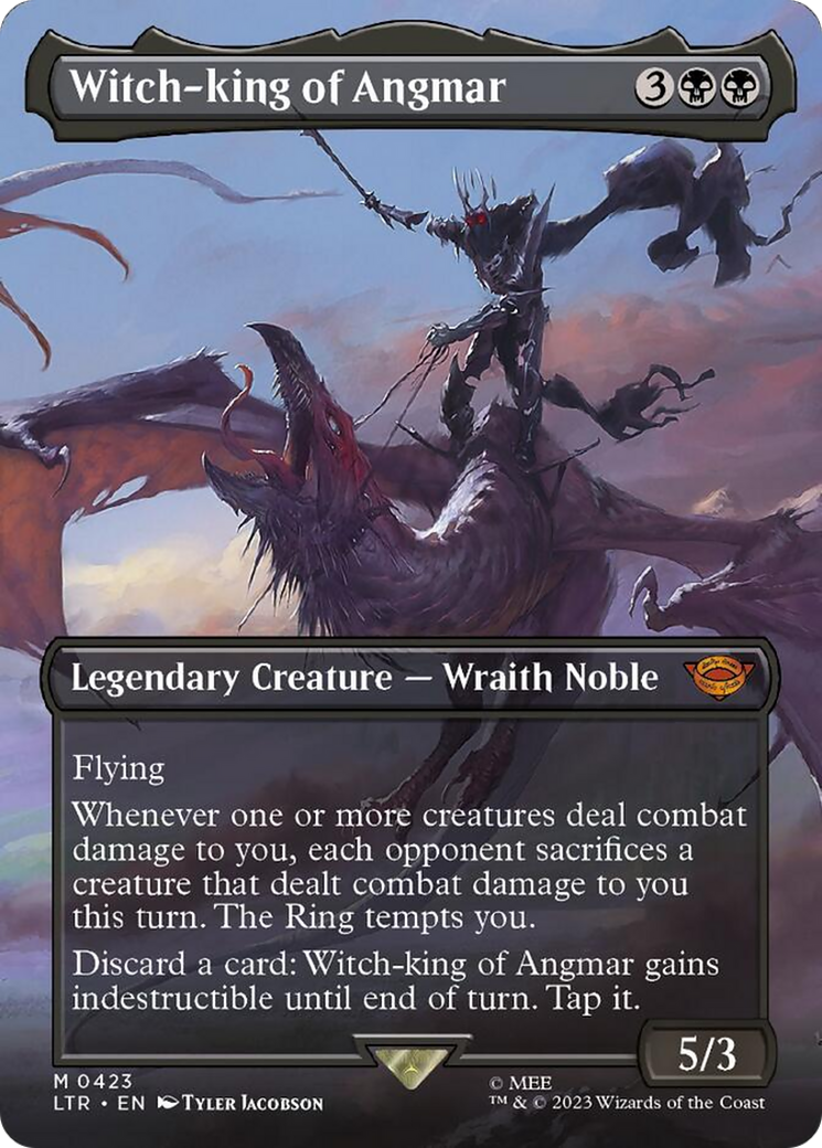 Witch-king of Angmar (Borderless Alternate Art) [The Lord of the Rings: Tales of Middle-Earth] | Good Games North