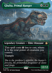 Ghalta, Primal Hunger (Borderless) [Foundations] | Good Games North