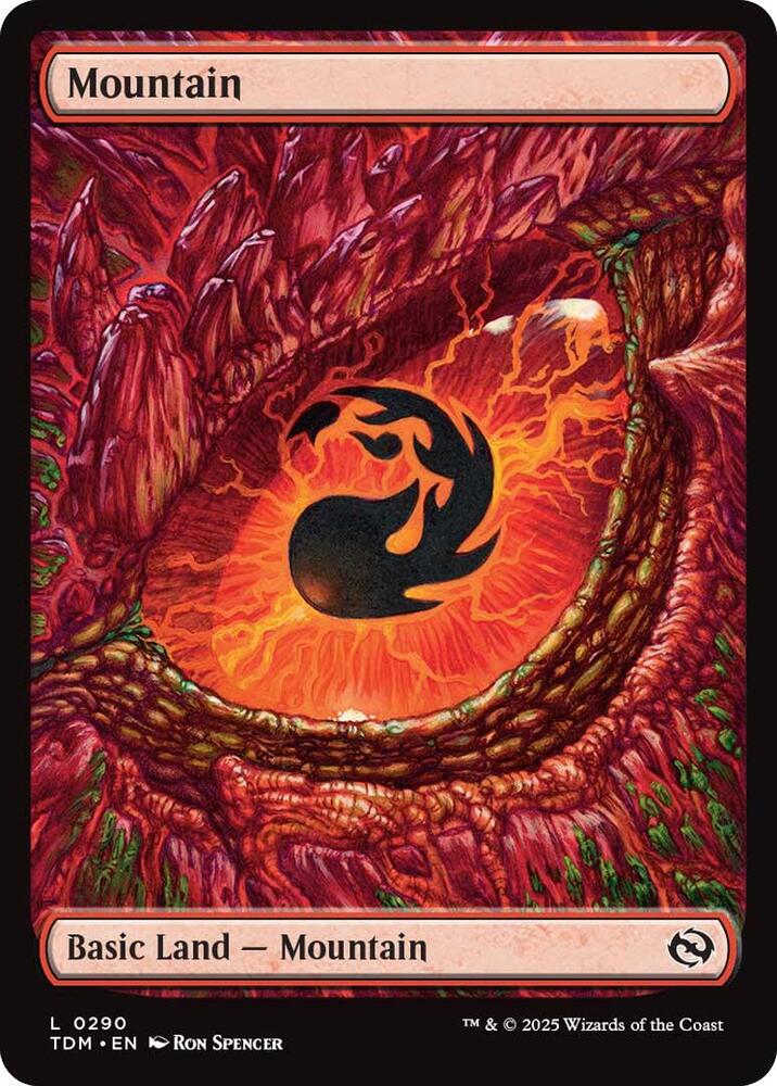 Mountain 0290 (Tarkir: Dragonstorm)  | Good Games North