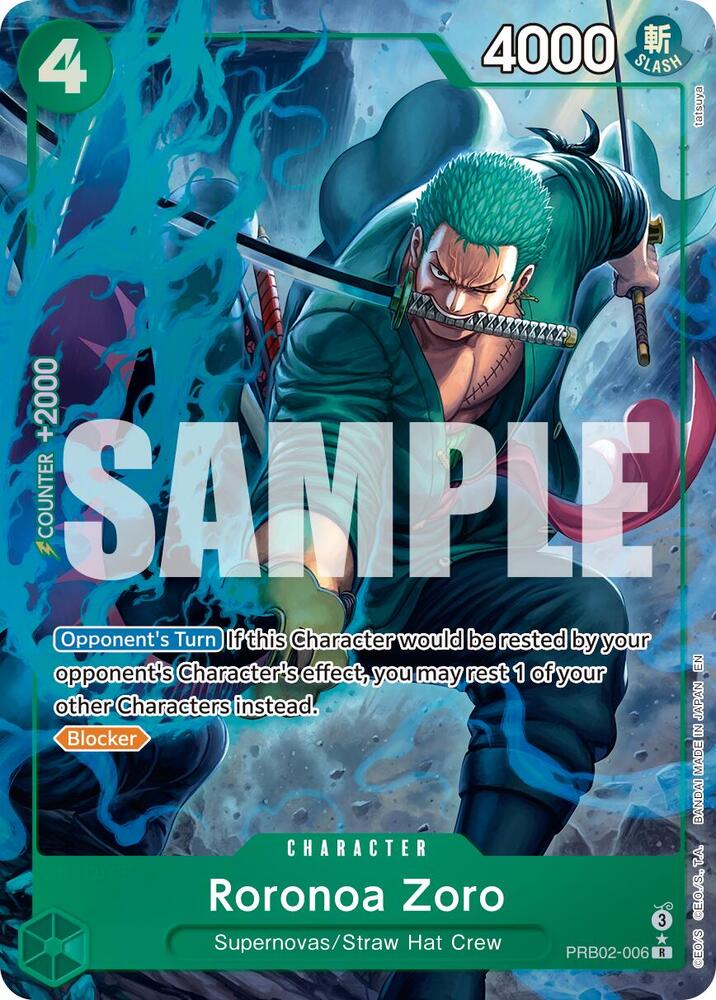 Roronoa Zoro PRB02-006 (Premium Booster -The Best- Vol. 2)  - Alternate Art Foil | Good Games North