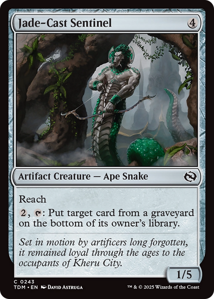 Jade-Cast Sentinel [Tarkir: Dragonstorm] | Good Games North
