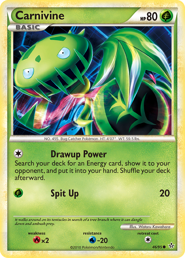 Carnivine (46/95) [HeartGold & SoulSilver: Unleashed] | Good Games North