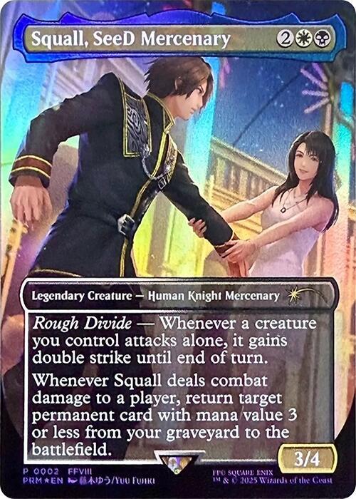 Squall SeeD Mercenary 2 (Standard Showdown Promos)  - Borderless Foil | Good Games North