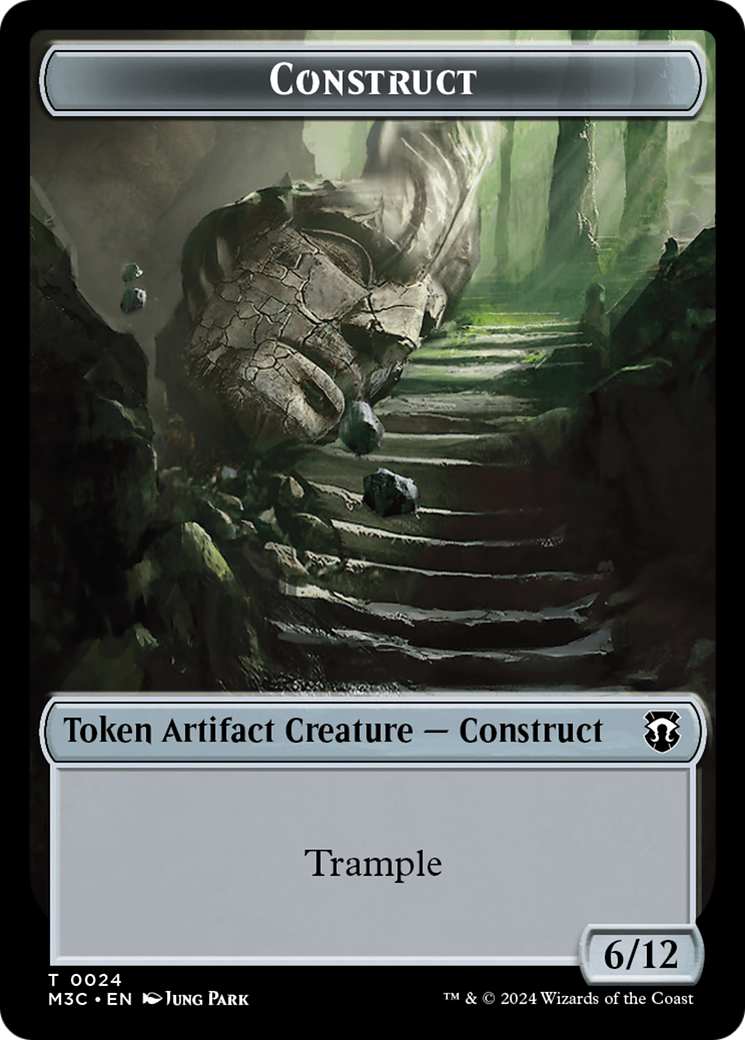 Construct // Myr Double-Sided Token [Modern Horizons 3 Commander Tokens] | Good Games North
