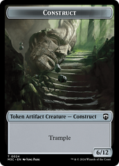 Construct // Myr Double-Sided Token [Modern Horizons 3 Commander Tokens] | Good Games North