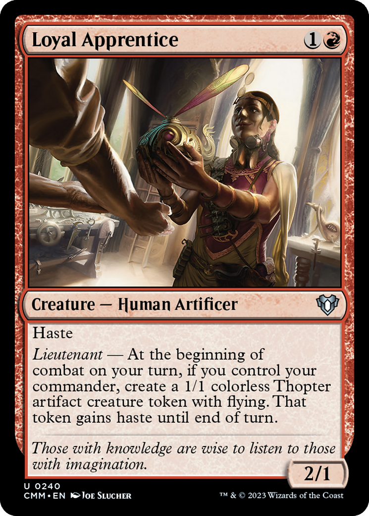 Loyal Apprentice [Commander Masters] | Good Games North