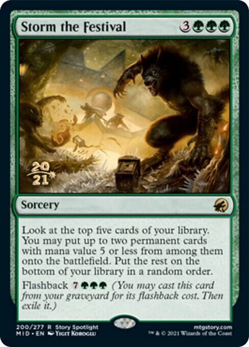 Storm the Festival (Prerelease Cards)  - Foil | Good Games North