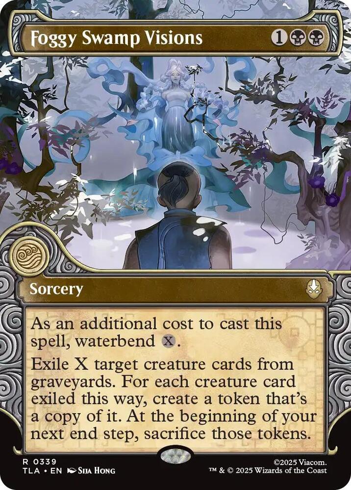Foggy Swamp Visions  339/286 (Avatar: The Last Airbender)  - Showcase Foil | Good Games North