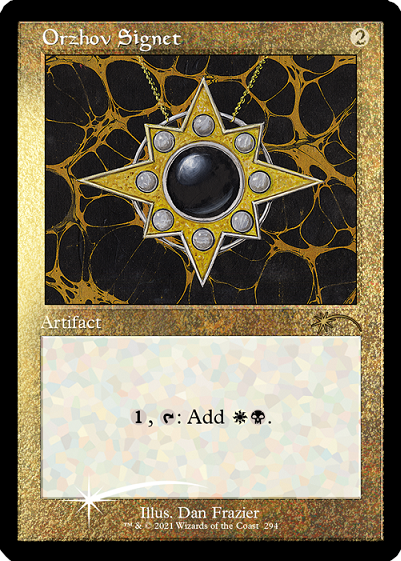 Orzhov Signet (Retro) (Foil Etched) [Secret Lair Drop Series] | Good Games North
