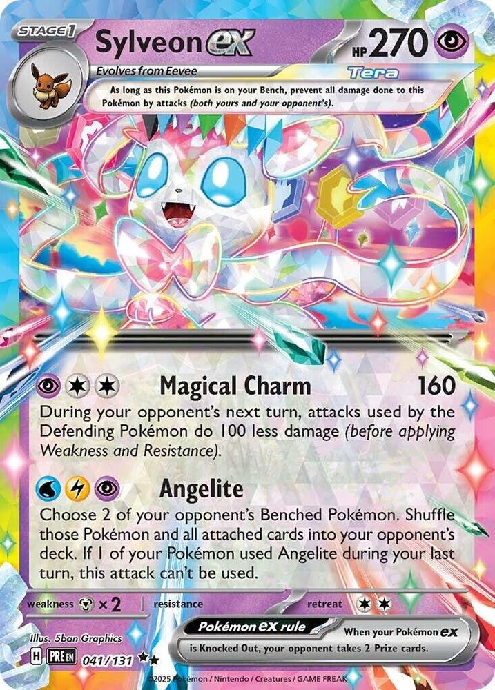 Sylveon ex (041/131) [Scarlet & Violet: Prismatic Evolutions] | Good Games North