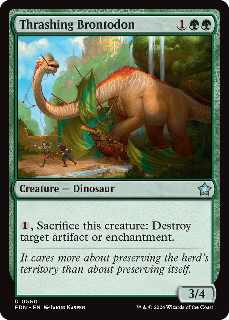 Thrashing Brontodon [Foundations] | Good Games North