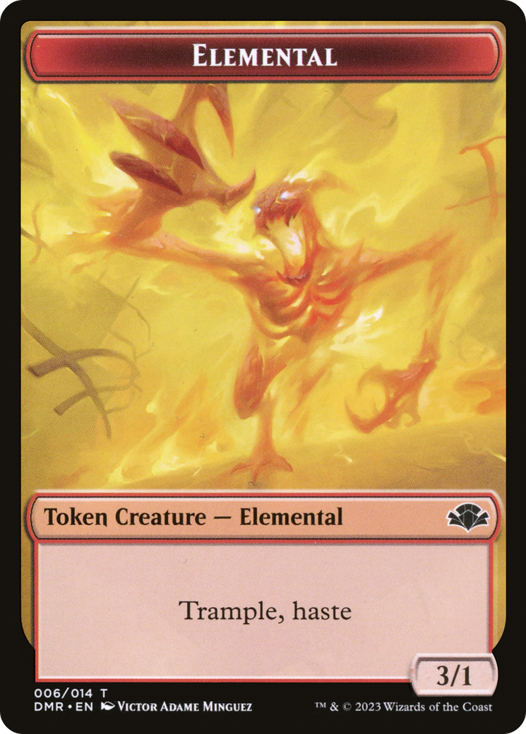 Elemental Token [Dominaria Remastered Tokens] | Good Games North