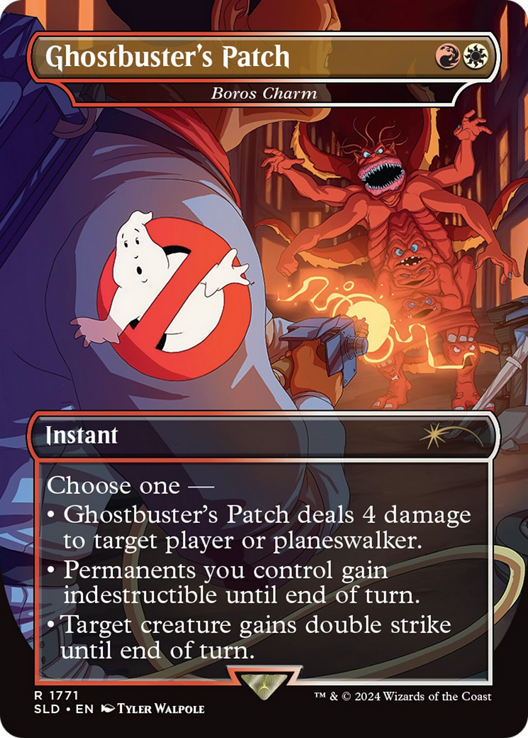 Ghostbuster's Patch - Boros Charm [Secret Lair Drop Series] | Good Games North