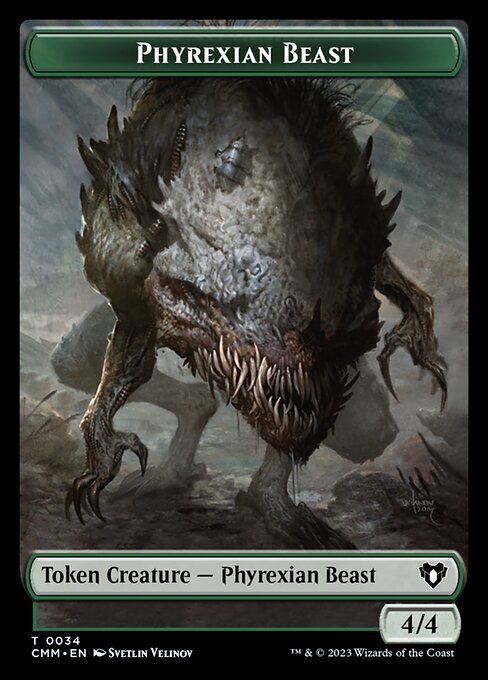 Eldrazi Scion // Phyrexian Beast Double-Sided Token [Commander Masters Tokens] | Good Games North