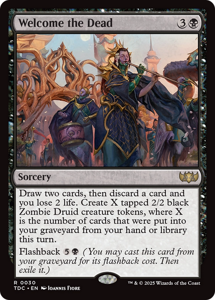 Welcome the Dead [Tarkir: Dragonstorm Commander] | Good Games North