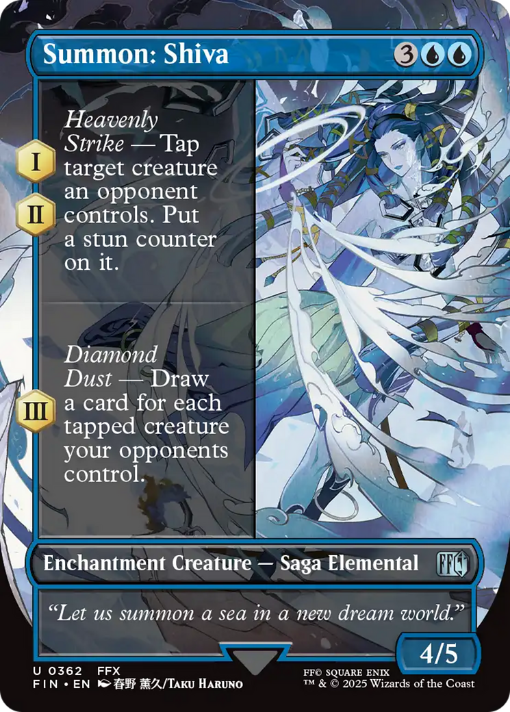 Summon: Shiva (Borderless) [FINAL FANTASY] | Good Games North