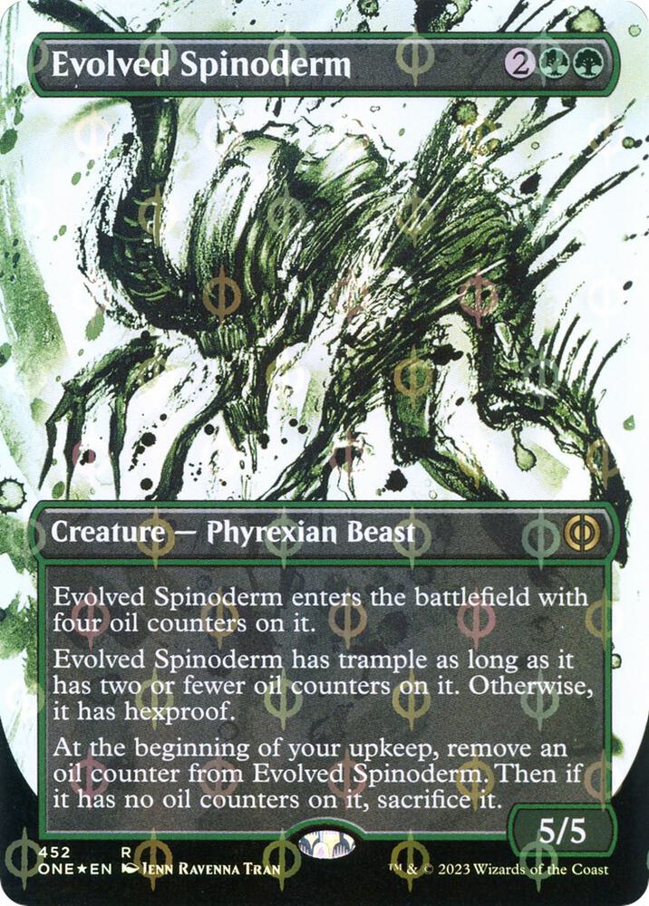 Evolved Spinoderm Showcase Step and Compleat Foil (Phyrexia: All Will Be One)  - Foil | Good Games North