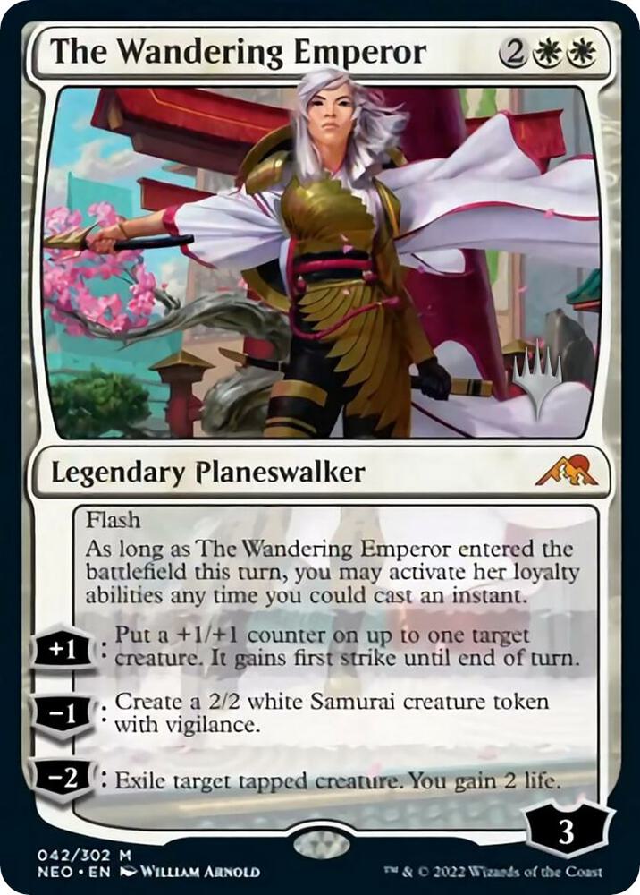 The Wandering Emperor (Promo Pack: Kamigawa: Neon Dynasty)  | Good Games North