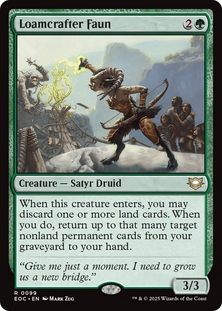 Loamcrafter Faun [Edge of Eternities Commander] | Good Games North