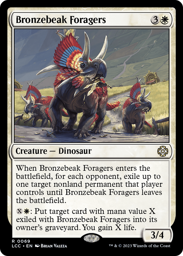 Bronzebeak Foragers [The Lost Caverns of Ixalan Commander] | Good Games North