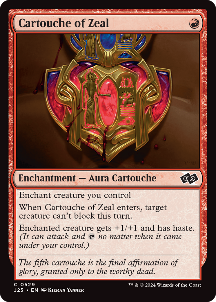 Cartouche of Zeal [Foundations Jumpstart] | Good Games North