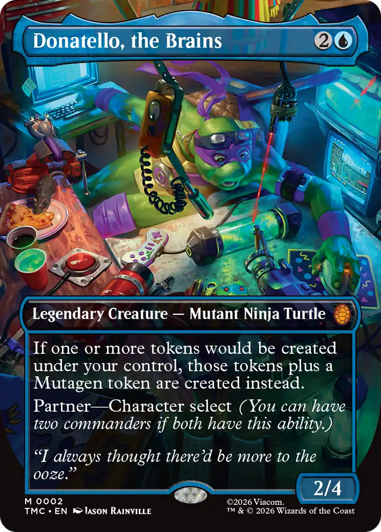 Donatello, the Brains (Borderless) [Teenage Mutant Ninja Turtles Commander] | Good Games North